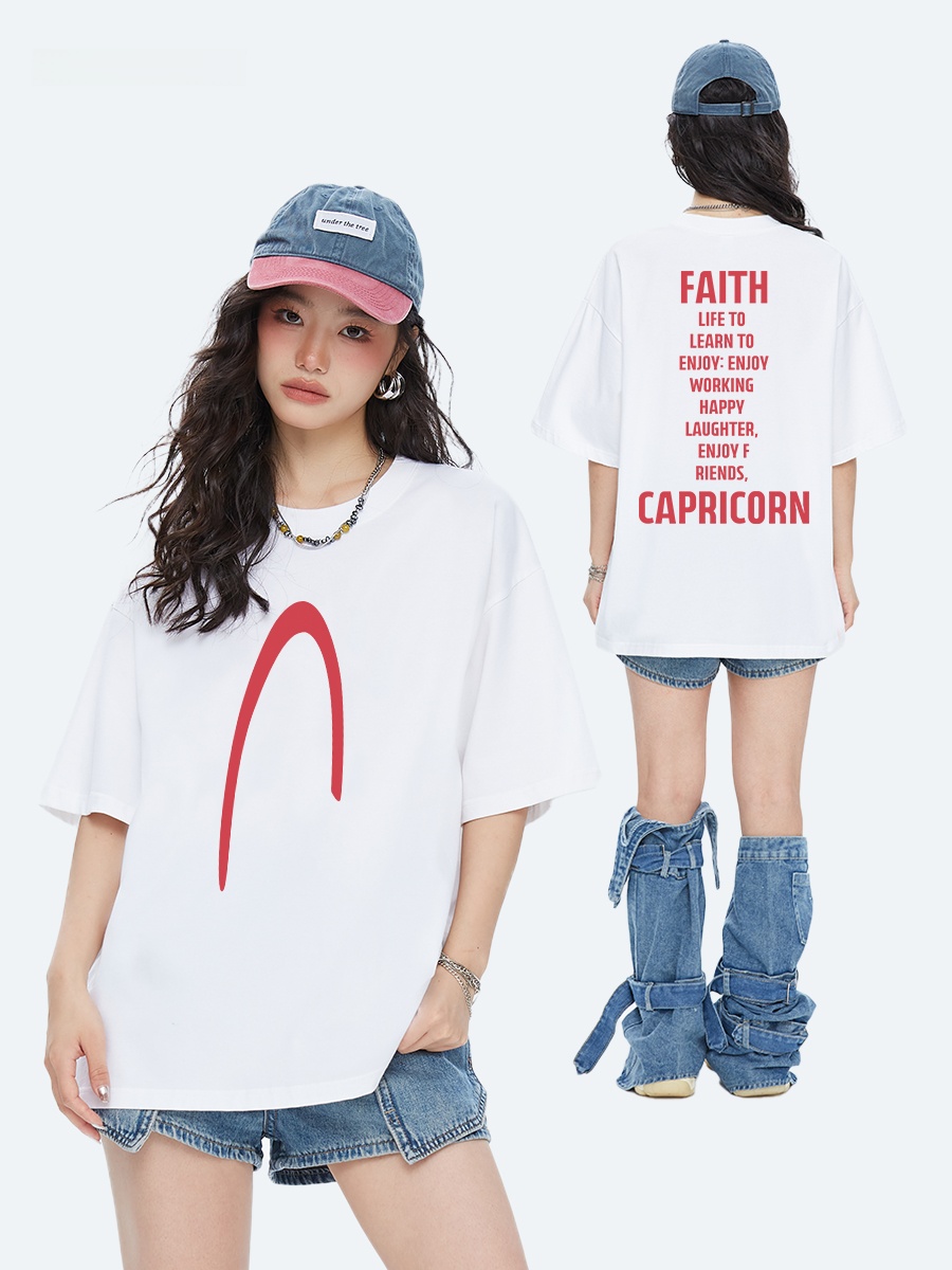 Streetwear Brand Of The Year - Capricorn American Streetwear Cotton Short Sleeve