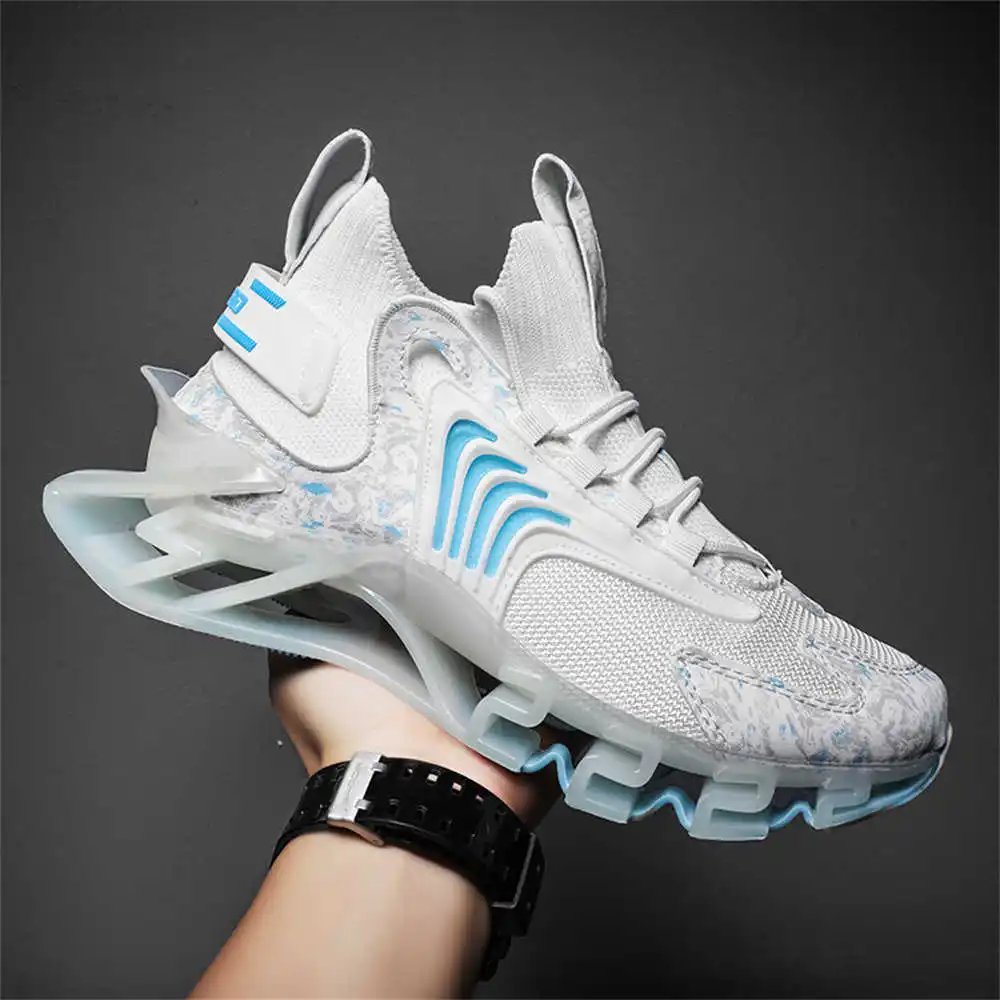 Streetwear Brand Sale - Blue Slipon Long Pink Boots Light