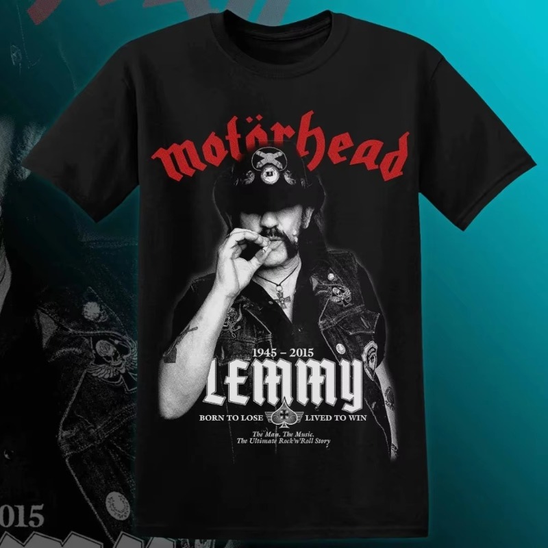 Streetwear Clothing Brand - MOTÖRHEAD LEMMY T-Shirt Men Women Short