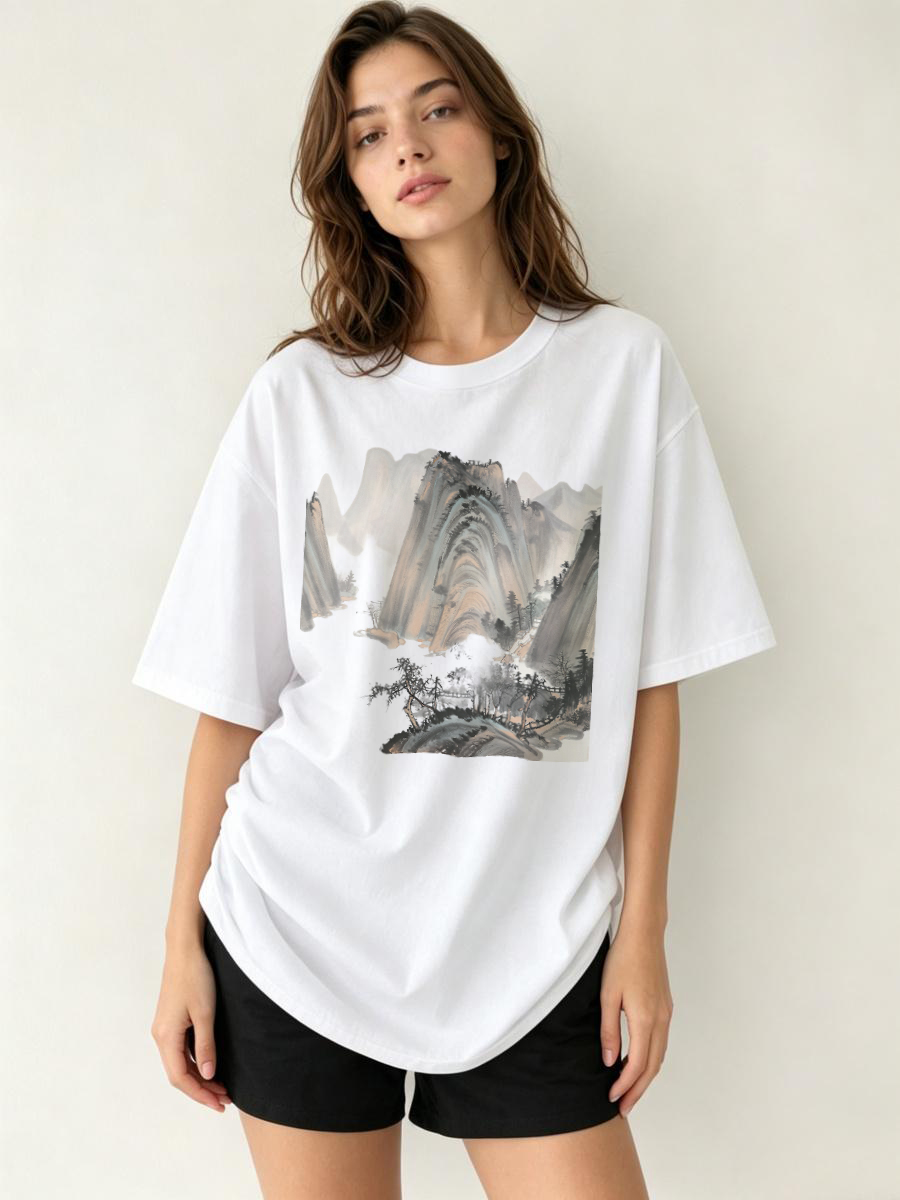 Streetwear Brand Logo - T Shirts Streetwear Oversized Graphic Print