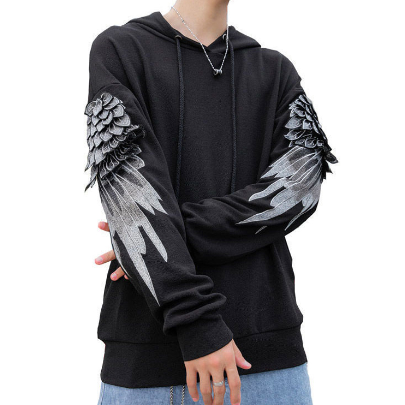 Streetwear Brand Cheap - Sweatshirt for Men Hooded Embroidered Male