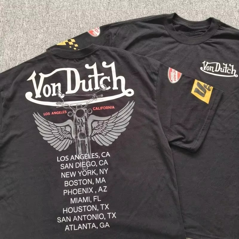 Streetwear Brand Marketing - City Motorcycle Culture Trend Brand T-Shirt