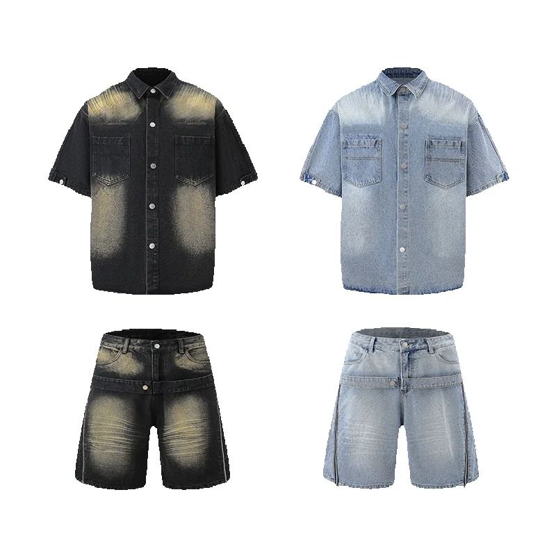 Streetwear Brand Shorts - DAVIDSHAO Top Quality EU US Size