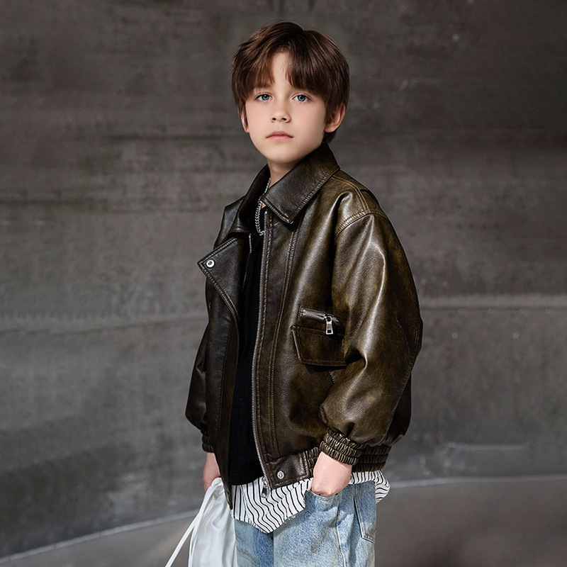 Boys Dark Green Waterproof Win - Streetwear Brand Logo ulasan dan harga