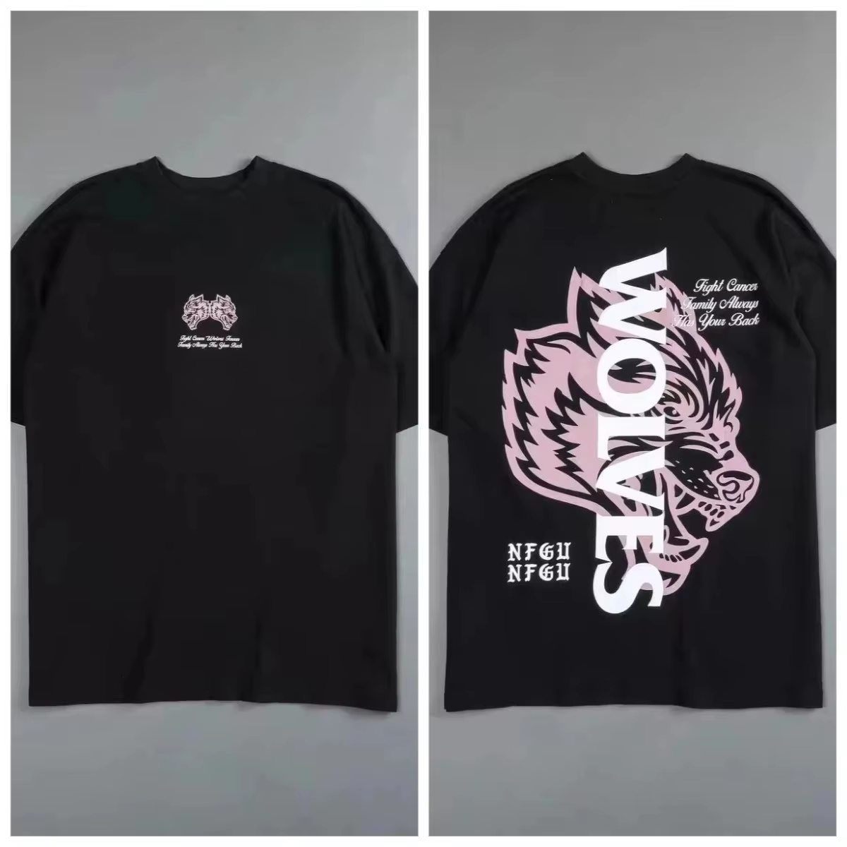 Retro Black Wolf Head High End - Streetwear Brand Marketing ulasan dan harga