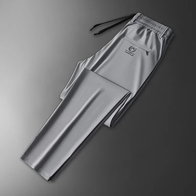 2024 Summer Soft Ice Silk Fabr - Streetwear Brand Pants ulasan dan harga