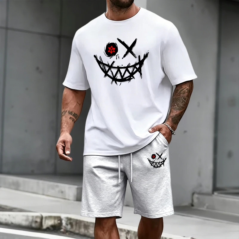 2026 Summer Men's Set T-shirt& - Streetwear Brand Shorts ulasan dan harga
