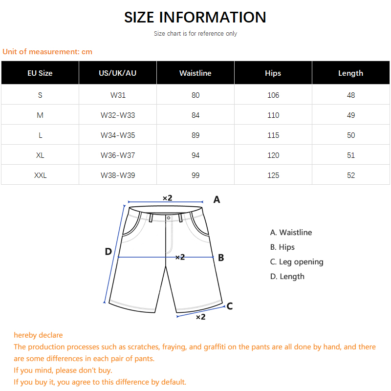 Hip-Hop Streetwear Men's Denim - Streetwear Brand Pants ulasan dan harga