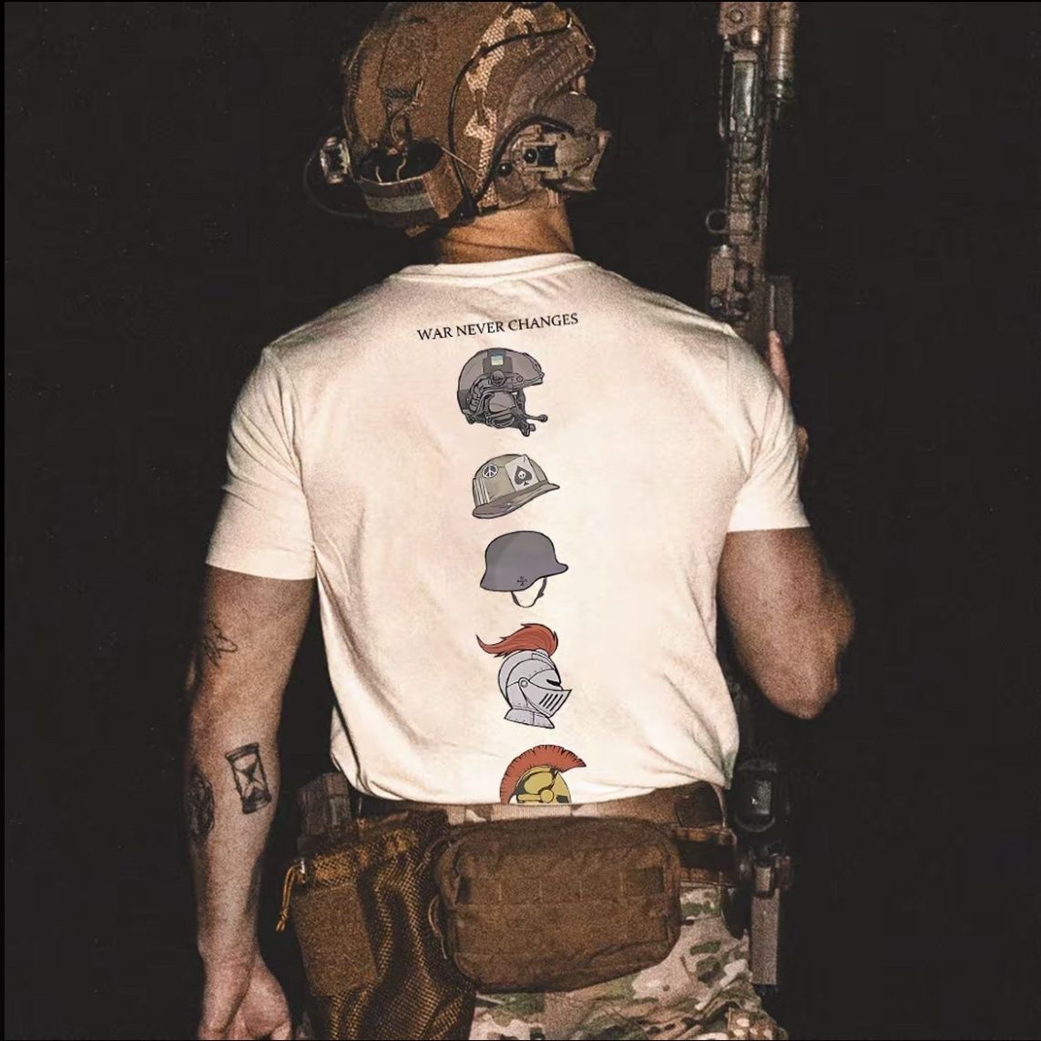 Helmet Evolution History Ameri - Streetwear Brand Tees ulasan dan harga