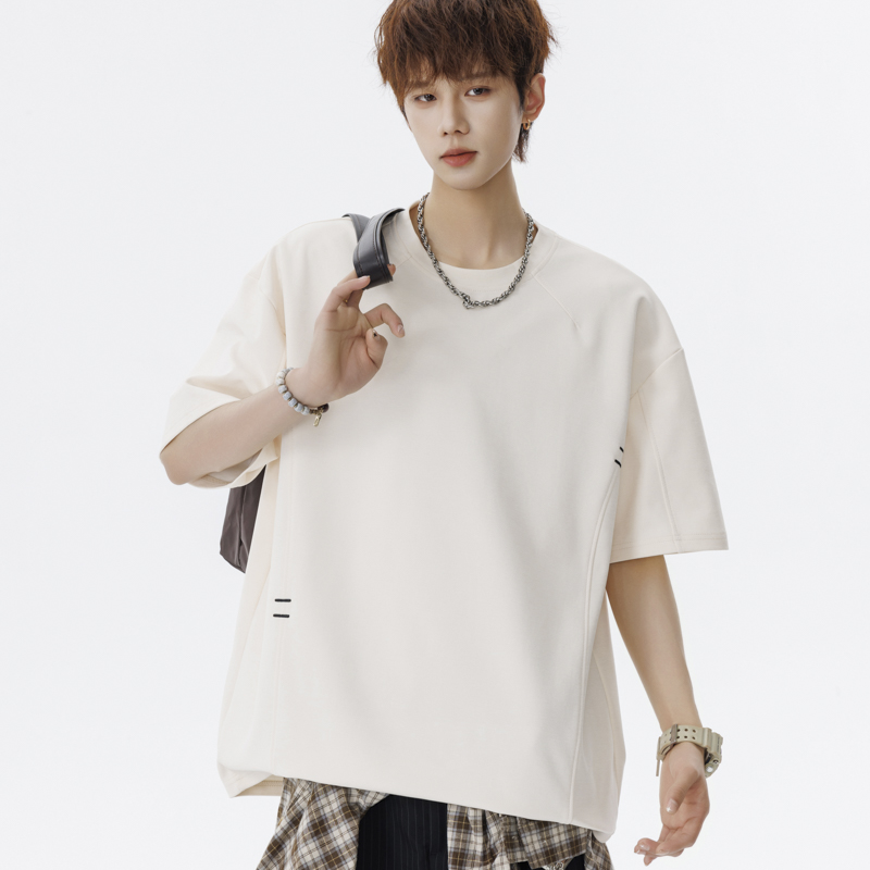 Summer Print T-shirt Men Half  - Streetwear Brand Japan ulasan dan harga