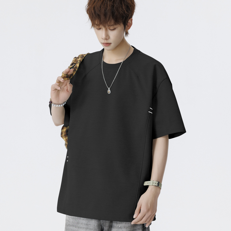 Summer Print T-shirt Men Half  - Streetwear Brand Japan ulasan dan harga