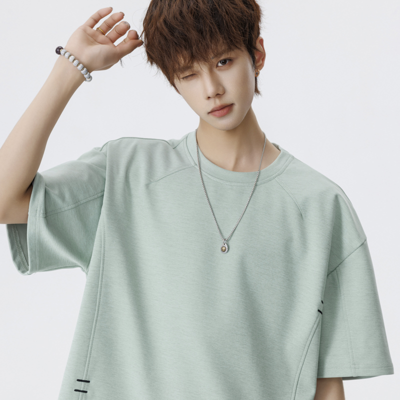 Summer Print T-shirt Men Half  - Streetwear Brand Japan ulasan dan harga