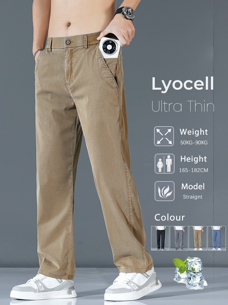 Ultra-thin Lyocell Fashion Loo - Streetwear Brand Pants ulasan dan harga