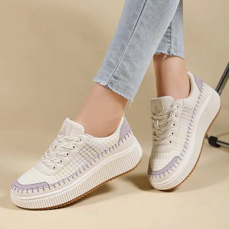 Brown Shoes Woman Flats Autumn - Streetwear Brand Sale ulasan dan harga