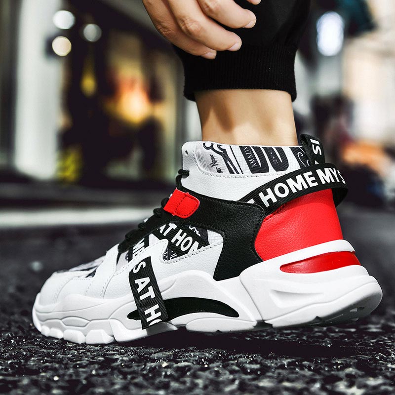Large Size High Top Chunky Man - Off White Streetwear Brand ulasan dan harga