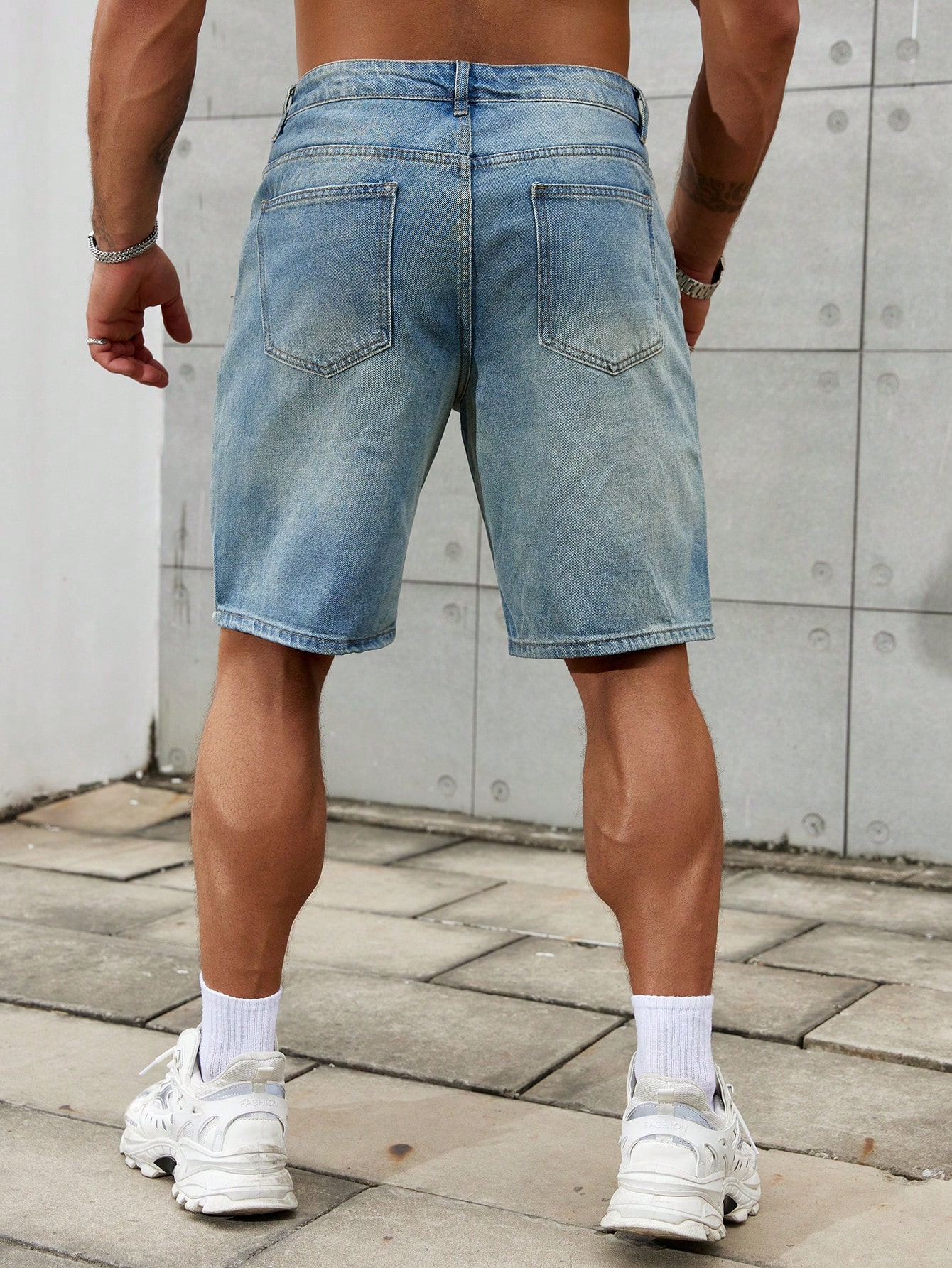 New Fashion Mens Ripped Short  - Streetwear Clothing Brand ulasan dan harga