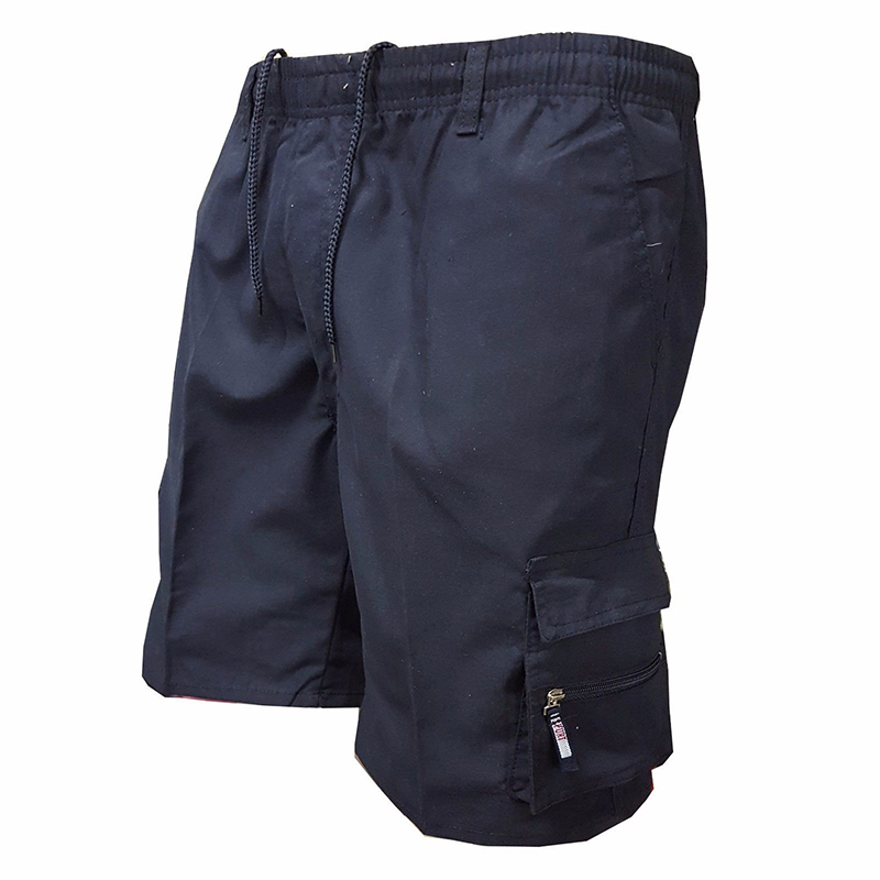 Men's Elastic Waist Cargo Shor - Streetwear Brand Shorts ulasan dan harga