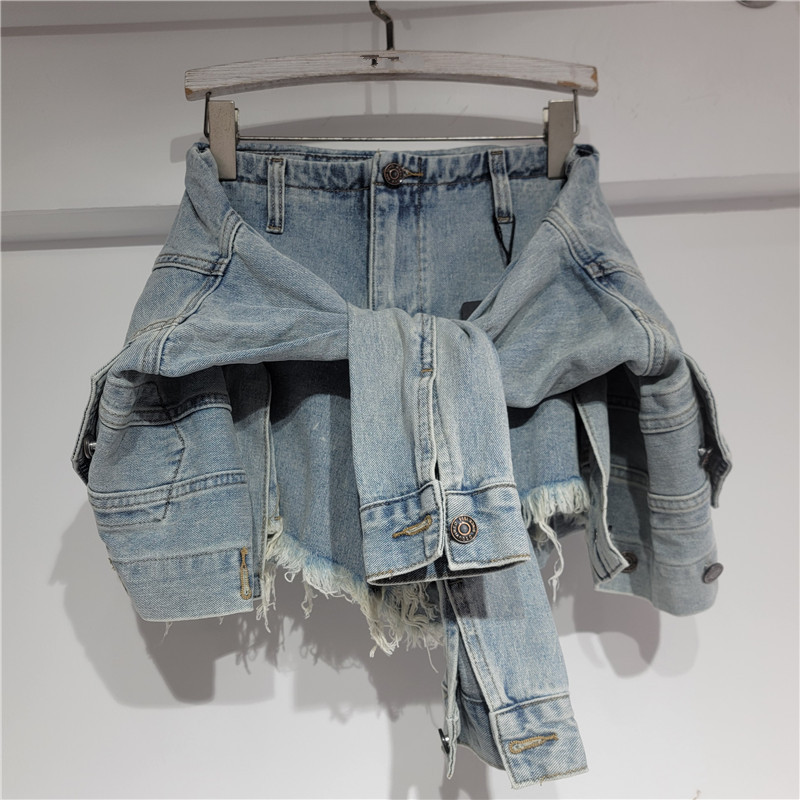 Denim Shorts Women Jeans Vinta - Streetwear Brand Pants ulasan dan harga