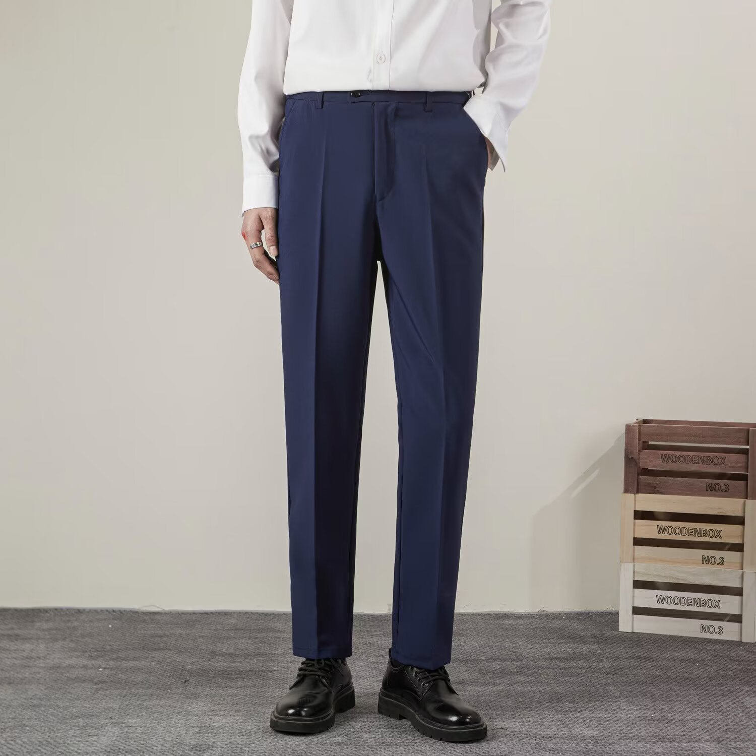 Summer Men's Solid Color Strai - Streetwear Brand Pants ulasan dan harga