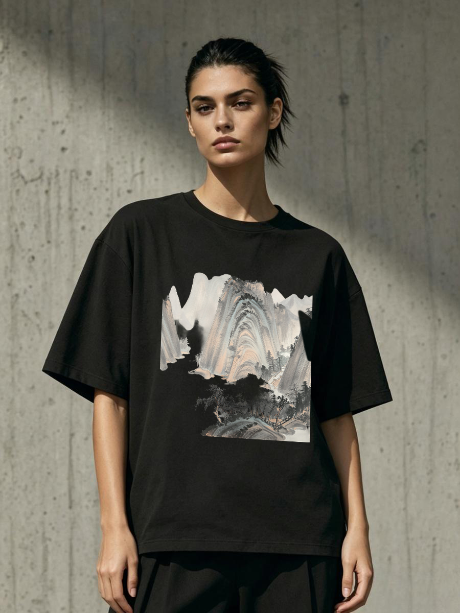 T Shirts Streetwear Oversized  - Streetwear Brand Logo ulasan dan harga