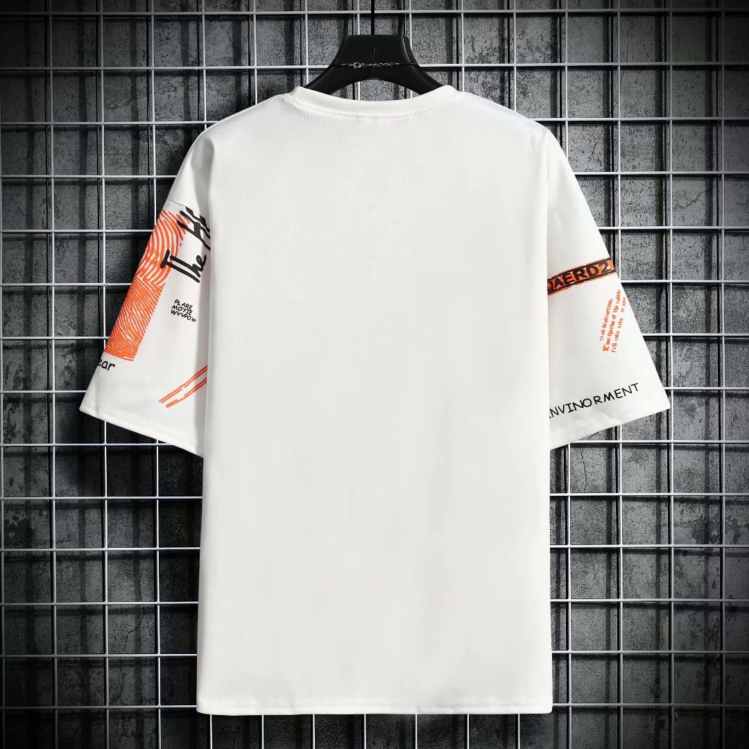Men Harajuku Graphic Black Sum - Streetwear Brand Japan ulasan dan harga