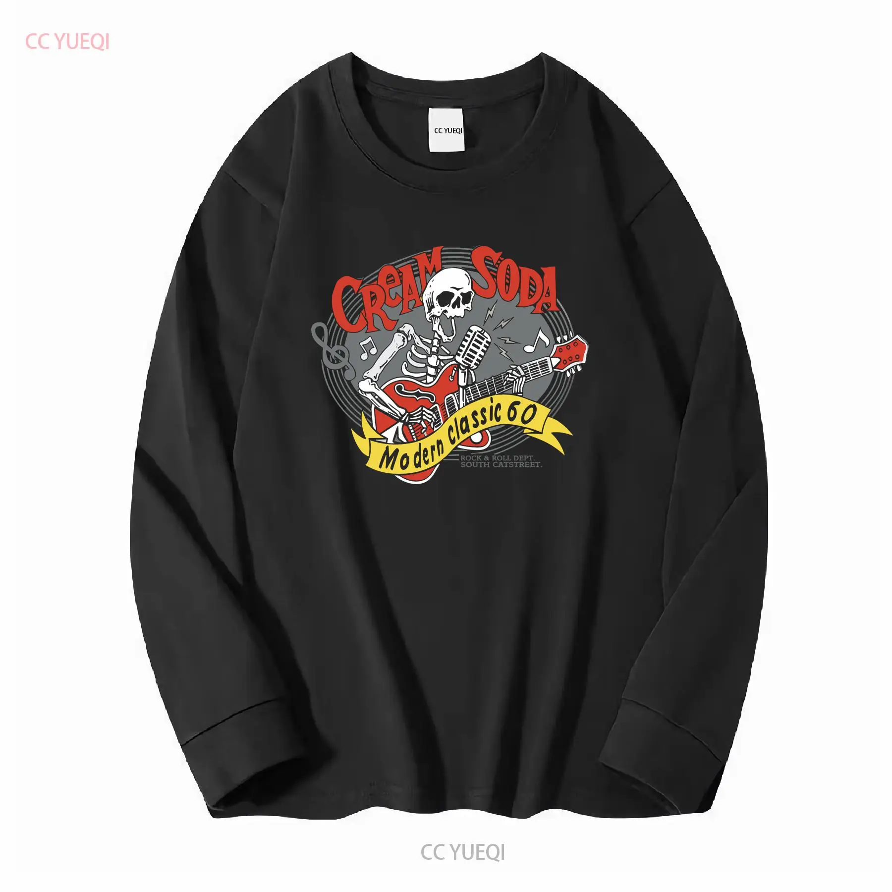 Cream Soda Rock Roll T shirt J - Streetwear Brand Tees ulasan dan harga