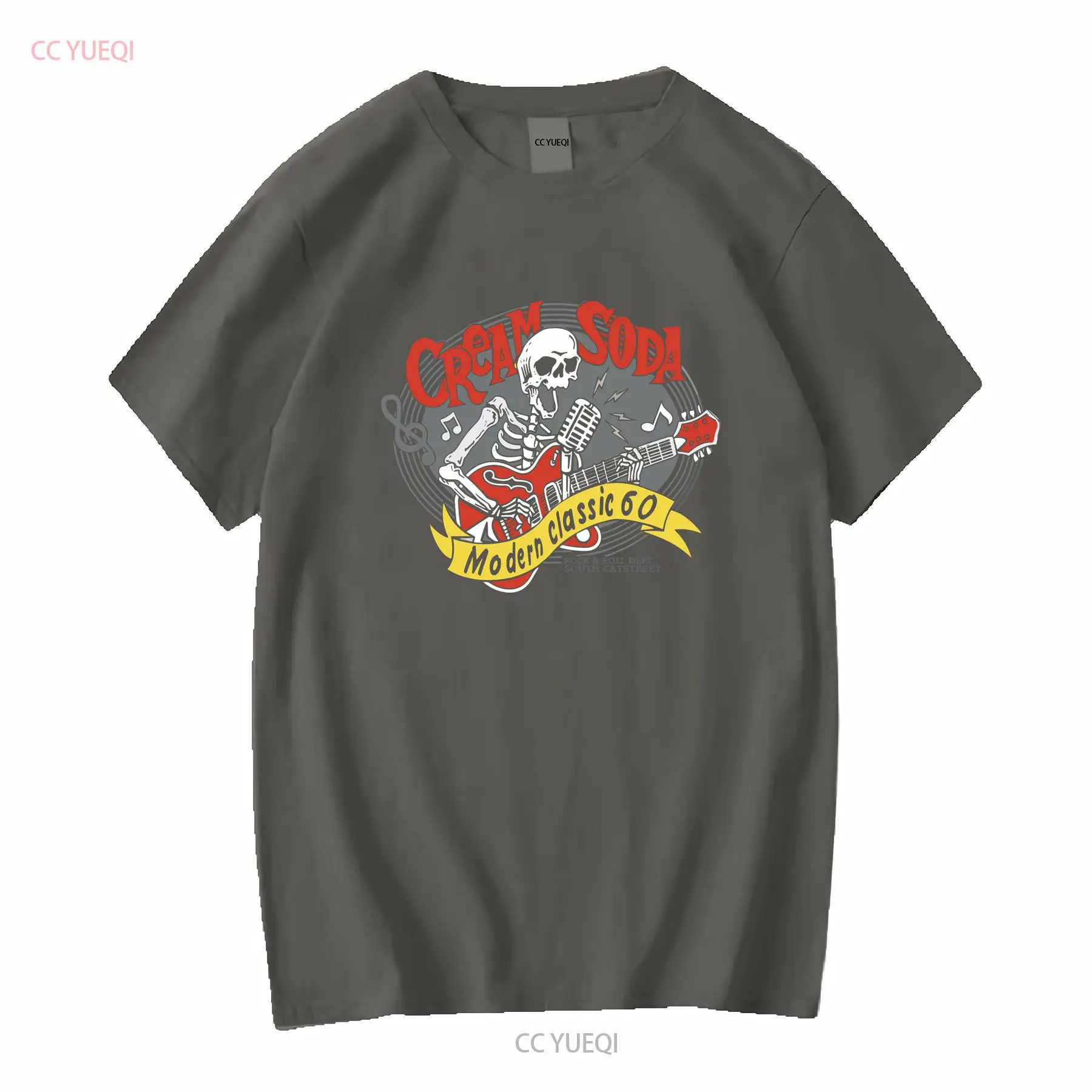 Cream Soda Rock Roll T shirt J - Streetwear Brand Tees ulasan dan harga