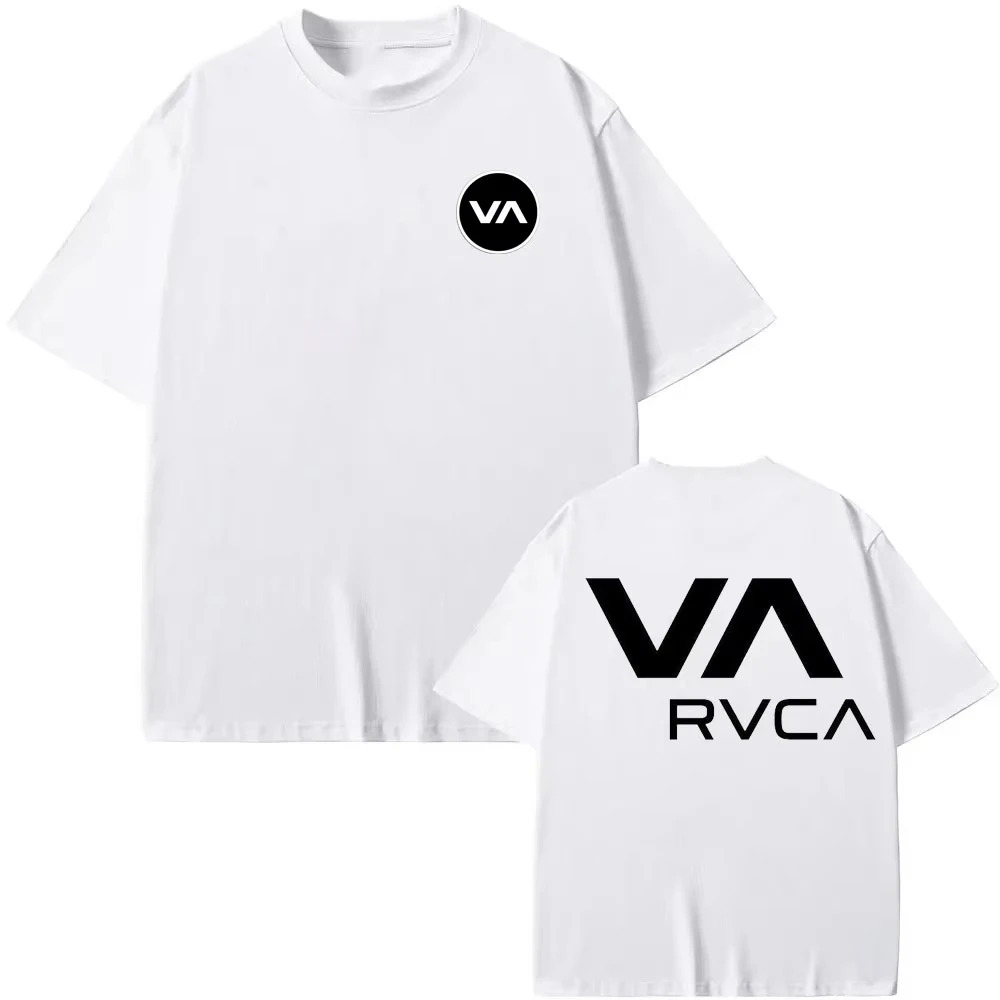 RVCA T Shirt Black Tee Summer  - Streetwear Brand Marketing ulasan dan harga